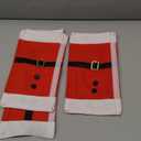 GISSTON Set of 3 Christmas Fridge Handle Covers, Christmas Kitchen Decorations for Refrigerator Microwave Oven Dishwasher Appliance Door Handle Holiday Decor