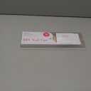 Press on Nails Short 5 Styles, Jofay Fashion 160Pcs Salon-Like Fake Nails with Chrome/Rainbow Laser/Chasing Light Cat Eye Designs, Acrylic French Tip Press on Nails Glue on Nails (A-01 Winter Daily)