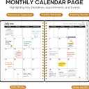 Academic Planner 2026-2027, Jul 2026-Jun 2027 Monthly & Weekly Planner