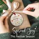 2 x SOL VIBES Memorial Christian Bible Verse Ornament 2025  Memory Ornament for Christmas Tree, Passing Away Christmas Decor  Sympathy Bereavement Gifts for Loss of Father, Mom, Son