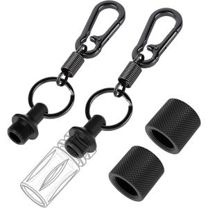 Thread Protector 1/2 x 28 UNEF, or 5/8 x 24 UNEF with Key Chain Storage Tools, CNC Machined