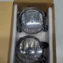 Kiwi Master OEM Style LED Fog Lights for Jeep Gladiator 2018-2026 Jeep Wrangler JL (Not fits JL Sport Bumper), OEM Replacement 82215163, Waterproof Bumper Lamps Assembly Kit, Pair