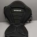 WOOWAVE Kayak Seat Padded Deluxe Paddleboard Seats Adjustable Boat Seat Cushioned Fishing Seat High Back Comfortable Backrest Support for Universal Sit, Thickened Cushion