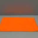4FT Mini Arch Cover Petite Stretch Fabric for Baby Showers, Kids Birthdays & Photo Corners Orange Backdrop for Small Events & Tablescapes
