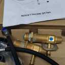 Rough-In Valve with Drain Assembly, Compatible with Moen Widespread Laundry Sink Faucet, 1/2-Inch IPS Connections, Brass Construction