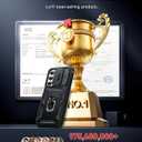 LeYi for Galaxy A17/A16-5G Phone Case: Galaxy A17 5G Screen Protector [2 Packs] with Camera Cover, Military-Grade Heavy Duty Protection Cell Android Basic para Samsung A 16 5G Phone Case, Black