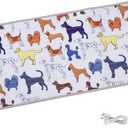 DOGNESS Rechargeable Pet Shock Mat, 31"x15" Safe Cat Scat Repellent Mat Electronic Training Pads Keep Dogs and Cats Off Couch, Bed, Indoor Cat Deterrent Mats (Dog Cartoon)