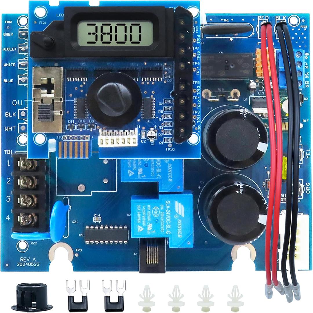 GLX-PCB-RITE Main Circuit Board & GLX-PCB-DSP Display BoardFits The Hayward/Goldline Aqua Rite Saltwater Chlorinatorfor Pool Chlorinators ReplacementHayward Aquarite Circuit Board