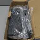 CISILY Black Toilet Paper Holder Stand with Storage Shelf, Free Standing Toilet Paper Roll Holders, Bathroom Toliet Tissue Holder Accessories Essentials