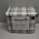 RUVANTI Flannel Sheets Full Size - 100% Cotton Double Brushed Bed Sheets Set, Deep Pockets 16 Inches, All Seasons Breathable & Extra Soft Full Sheets, Warm & Cozy, 4 Piece, Alpine Serenity