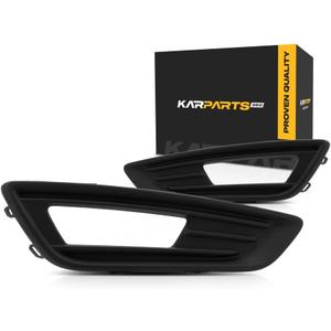 For Ford Focus Fog Light Bezel 2015 16 17 2018 Pair Driver and Passenger Side Sedan/Hatchback w/Fog Light Hole For FO1038151, FO1039151 | F1EZ 15266 E, F1EZ 15266 A