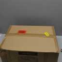 LEDIARY 20" Caged Ceiling Fan with Light and Remote, Low Profile Flush Mount Fandelier, Walnut Bladeless Enclosed Small Fan Lights Ceiling Fixtures, Rustic Farmhouse Style for Bedroom, Outdoor