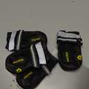 QUMY Dog Shoes for Large Dogs, Medium Dog Boots & Paw Protectors for Winter Snowy Day, Summer Hot Pavement, Water-Resistant in Rainy Weather, Outdoor Walking, Indoor Hardfloors Skid-Resistant Sole (Size 3: 2.0''x2.5''(W*L) (Pack of 4))