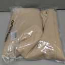 PI Blackout Room Divider Curtains, Thermal Insulated Privacy Curtains for Front Door/Sliding Door/Closet/Patio (Beige, W34XL80)