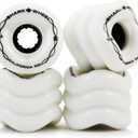 Shark Wheel 60 mm 78a Skateboard Wheels | California Roll | 4-Pack (White)