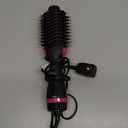 Hair Dryer Brush, 4 in 1 One Step Hair Dryer and Styler Volumizer, Professional Hot Air Brush with Negative Ion Anti-frizz Blowout for Drying, Straightening, Salon, Black Pink