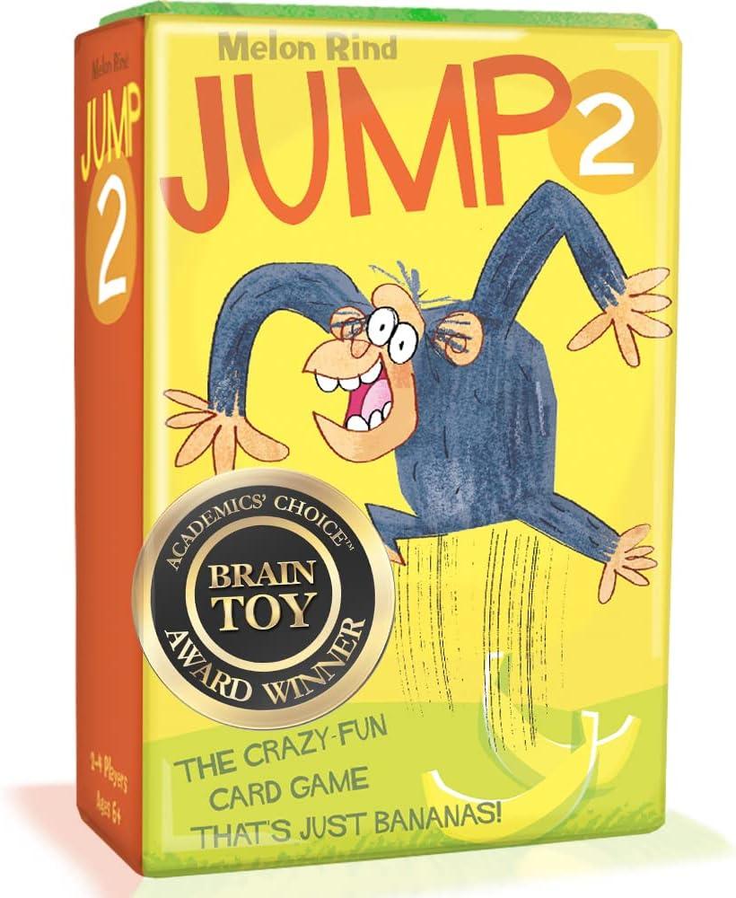 Melon Rind Jump 2, Math Game for Kids Learning Multiples of 2, Lively Card Game, a Fun Math Activity for Boosting Confidence, Quick and Easy Screenless Fun, Ages 6+