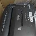 Amazon Basics 18 Sheet Cross Cut Paper, CD, and Credit Card Shredder with 6 Gallon Bin, 30 Minutes Continuous Run Time, Black