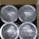 4Pcs Drop-in Cup Holder,304 Stainless Steel Automotive Cup Holders,3.3inch Silver Poker Table Drink Holder Dining Table Cinema Sofa Yacht Boats Cars Touring RV Car Drop-in Drink Cup Holder