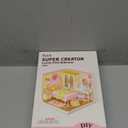 Rolife Super Creator Kits Pink Bedroom, Tiny House Building Blocks for Little Dolls, DIY Plastic Mini House Model Building Kits for Teens Aged 14+, DIY Crafts/Hobbies for Adults (Lovely Pink Bedroom)