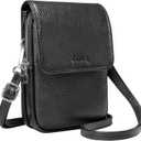 befen Genuine Leather Crossbody Bags for Women, Cell Phone Cross body Purse Bag with RFID Blocking Card Slots