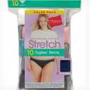 Hanes Women's Bikini Underwear Pack, Classic Cotton Bikini Panties, 10-Pack (Colors May Vary) (7, Solid/Print Mix)