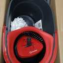 O-Cedar EasyWring Microfiber Spin Mop & Bucket Floor Cleaning System + 2 Extra Refills, Red/Gray