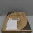 Single Monitor Stand Freestanding 27-43 Inch Monitor Arm Curved Screen Monitor Mount Tempered Glass Base Adjustable Motion Tilt -15 to 10 Swivel 45 Rotation 360 Weight Capacity 77lbs HT05B-003