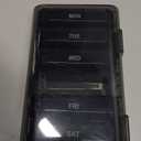 Weekly Organizer 3 Times a Day, Portable Travel Box 7 Day with Large Containers,Pill Organizer 21 Grid Portable Organizer Travel Container Black. Incomplete No 1 Box