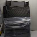 for Chrysler Pacifica 2017-2024 2025 7/8 Passenger (No Hybrid) Floor Mats Cargo Liner Trunk Carpet All Weather TPE Mat for Voyager 2020-2025, for Pacifica/Voyager 2018 2019 2021 2022 2023 Accessories