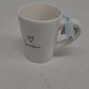 Pavilion Grandma Coffee Mug - Stoneware Coffee Cups for Grandmothers with Heart Tag - Ideal for Daily Use with "Grandma" Text Design - Microwave & Dishwasher Compatible - Cream, 15 oz