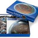 1000 Piece Round Jigsaw Puzzle of Venice, Italy - Challenging & Educational Art for Adults & Kids - Unique Panoramic Photo of City of Venice - 26.6 Inch Circular Puzzle