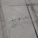 Semoic White Makeup Vanity Desk with LED Mirror and RGB Lights and Power Outlet, Morden Glass Top Vanity Table with Drawer & Storage Cabinet & Adjustable Shelves, Large Dressing Table for Bedroom