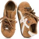 La Chapelle Women's Retro Fashion Sneakers Low Top Casual Walking Shoes