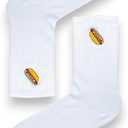 Pack of 5 Fast Food Socks, Funny Women Gifts, Mens Cotton Sock, Funky Pattern Socks, Cotton Casual Socks
