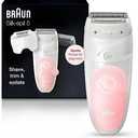 Braun Epilator Silk-épil 5 5-620, Hair Removal Device, Epilator for Women, Shaver & Trimmer, Cordless, Rechargeable, Wet & Dry, 6 Piece Set