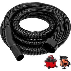 IWIWE 10FT Vacuum Hose Replacement - 2-1/4" Cuff 1-1/4" Dia - Compatible with Shop-Vac, Craftsman 17761/17967/17965, Ridgid WD650/WD0950/WD06350 Wet Dry VacsUpgraded: Better Seal, Higher Durability