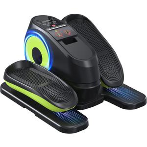 Under Desk Elliptical Machine with Remote Control, 16 Adjustable Speed Electric Ellipse Leg Exerciser Pro As Seen On TV for Senior, Portable Quiet Seated Pedal Exerciser