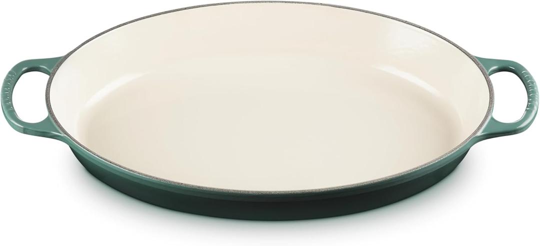 Le Creuset Enameled Cast Iron Signature Oval Baker, 3 qt., Artichaut