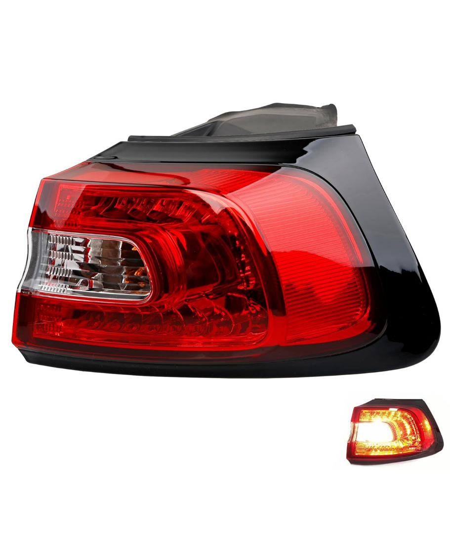 LED Taillights, for 2014-2018 Cherokee Limited Latitude North Sport Altitude Trailhawk, Rear Right Passenger Side Outer Tail Light