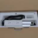 Drawer Outlet Kit 2AC Power Cabinet Plug Charging Strip Recessed Vanity Table Box Desk Nightstand Mount Organizer, 14 AWG Power Cable for Kitchen Bedroom-White