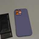 FireNova Designed for iPhone 16 Pro Max Case, Silicone Upgraded [Camera Protection] Phone Case, Soft Anti-Scratch Microfiber Lining Inside, 2024, Lavender Gray