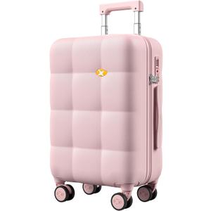 MGB Carry On Luggage 22x14x9 Airline Approved, Suitcases with Wheels, Pink, Carry-On 20 Inch