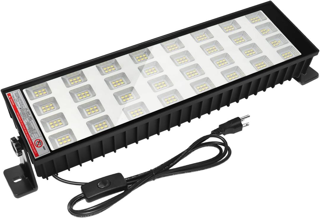 150W LED Shop Lights, 6000K 18000LM Work Light for Garage, Plug in Garage Light with 9.8FT Power Cord, Workshop, Yard, Garage, Warehouses, Yard, Carport (150W-1P)