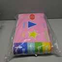 BATATADOCE Alphabet Rugs for Kids Playroom - Cartoon Kids Bedroom Rug Play Mat for Learning Alphabet,Numbers,Animal,Colors,Season,Cute Classroom Rug for Children Girls Bedroom Decor,Pink,4x6 Feet