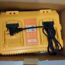 DCB102 20V MAX Battery Charger Replacement for Dewalt Battery Charger, 2 Port Charger Compatible with Dewalt 12V-20V Batteries