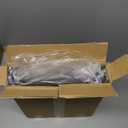 RUILALIFE 2TierVinylRecordStorageHolder With Dividers, 200 LPs Albums Storage Rack Shelf, Steel Music Records Display Shelf Organizer For Book, Magazine, Files