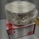 Jucoan 5 Quart Enamel Stockpot with Lid, Green Floral Enamelware Cooking Pot with Dual Handles for Stovetop, Large Soup Pot Potpourri Simmer Pot Gift for Housewarming Bridal Shower Christmas