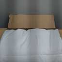 Oversized King Comforter 120x98, Extra Large Super King Comforter, Lightweight Soft Quilted Down-Alternative Duvet Insert, Fluffy Breathable Microfiber with 8 Corner Tabs, All Season Bedding White