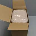 Honeydak 4 Pcs Silicone Bento Box Reusable Silicone Bento Lunch Container for Adults Microwave Dishwasher Freezer Safe 3 Compartment (Beige)